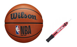 Piłka do koszykówki Wilson NBA DRV PRO Outdoor - WTB9100XB07 + Pompka