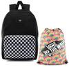 VANS New Skool Checkerboard Sac à dos - VN0002TL2OB + Benched Bag