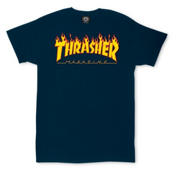 Koszulka Thrasher Flame Logo Navy - 110102/NY