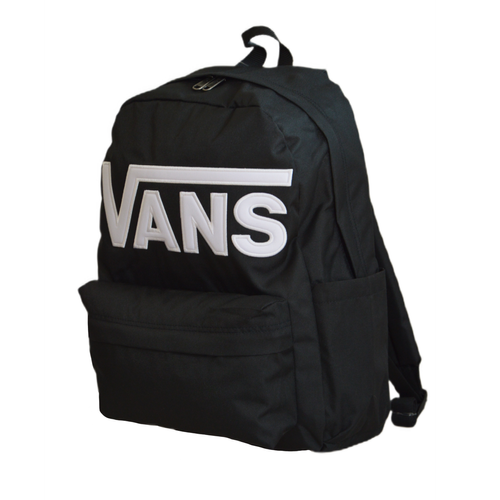 Plecak szkolny miejski Vans Old Skool Drop V Backpack Black VN000H4ZBLK1 + Custom Czaszka