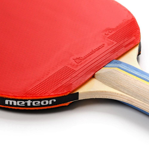 Set METEOR Sirocco Table Tennis 15016 + METEOR Table Tenis Ball Set 6 Pack 55803