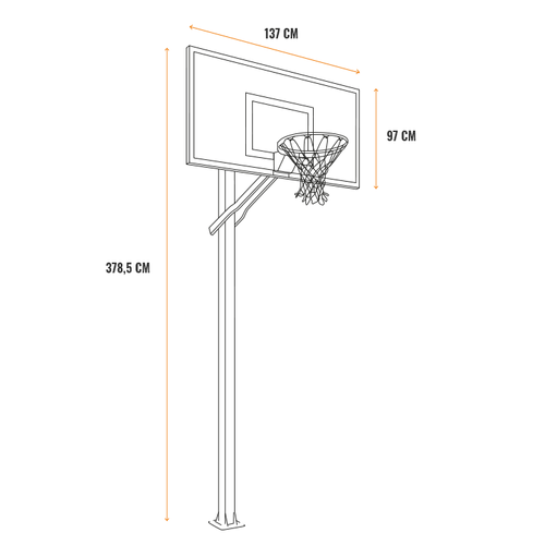 Goalrilla InGround Basketball Hoop Set - CV54