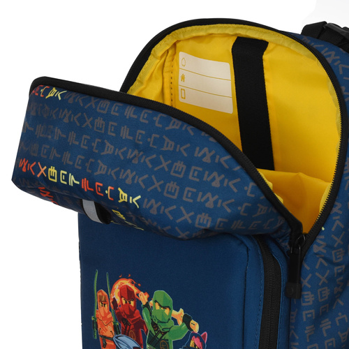 Zestaw 3w1 Plecak szkolny torba piórnik Lego Optimo Starter Ninjago 20L Niebieski - 20254-2403