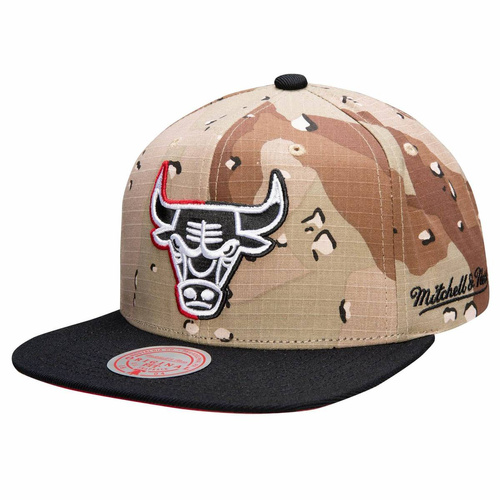 Czapka z daszkiem Mitchell & Ness NBA Choco Camo Snapback HWC Chicago Bulls