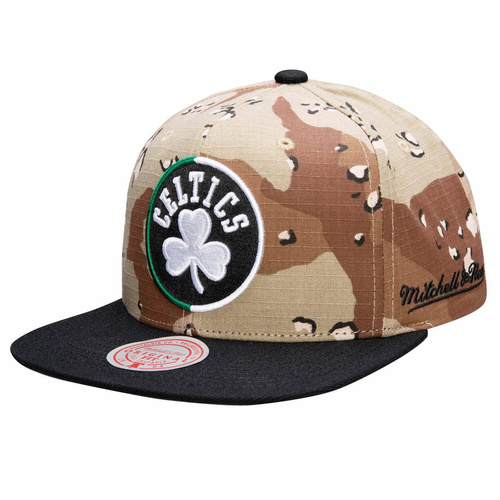 Mitchell & Ness NBA Choco Camo HWC Boston Celtics Snapback