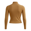 Nike Essential Mock-neck Longsleeve Top Wmns Hemp/White - DD5882-200