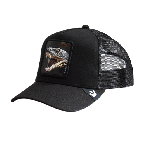 Goorin Bros. The Vicious Snake Trucker Black Cap - 101-1759-BLK