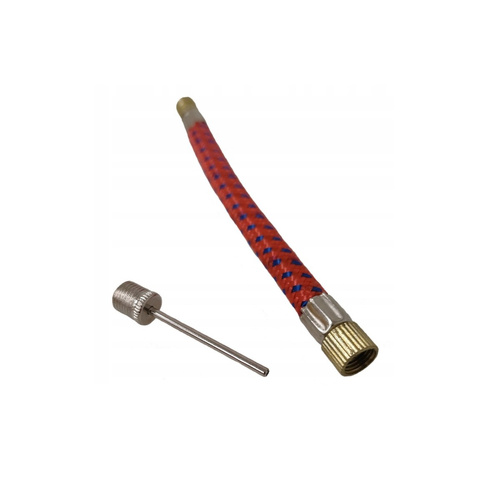 Czerwona Ręczna Pompka ADAR z wężykiem do piłek - 122502