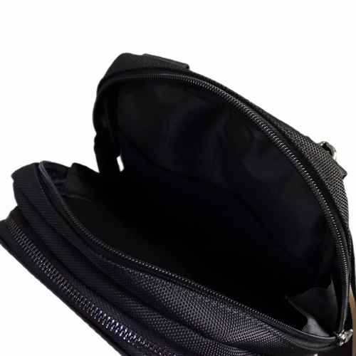 Aeronautica Militare Black Men's Shoulder Bag - AM-8460 BLA