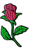 Patch pour vêtements Pink Rose