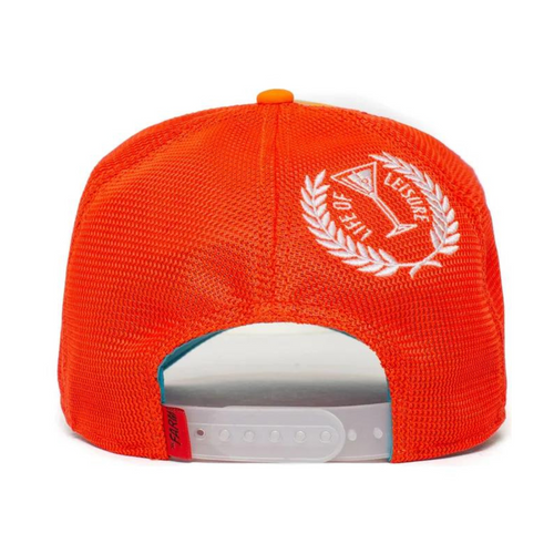 Goorin Bros Public Anemone Neon Orange Trucker Cap - 101-0585-ORANGE