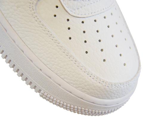 Nike Air Force 1 '07 Low White Black Pebbled - CT2302-100