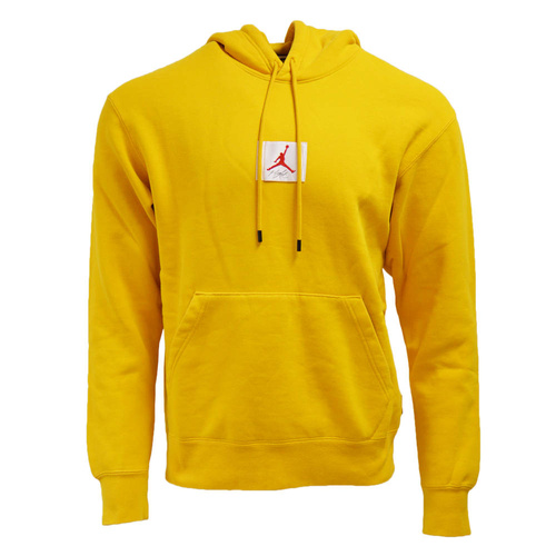 Męska bluza z kapturem Air Jordan Flight Fleece żółta - CK6468-711