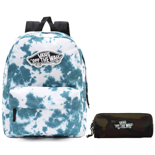 Plecak szkolny Vans Realm Backpack tie dye - VN0A3UI660Q1 + Piórnik