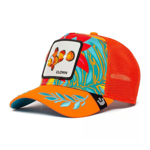 Czapka z daszkiem Goorin Bros Clown Public Anemone Neon Orange Trucker - 101-0585-ORANGE