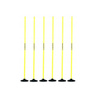 SET YAKIMASPORT 6X TRAINING POLE 1,6 M + BASE FOR SLALOM POLE - 100076
