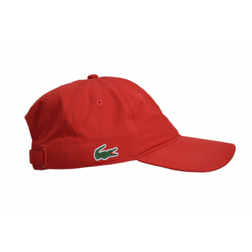 Czapka z daszkiem bejsbolówka Lacoste Cap Red Czerwona - RK2662HEN