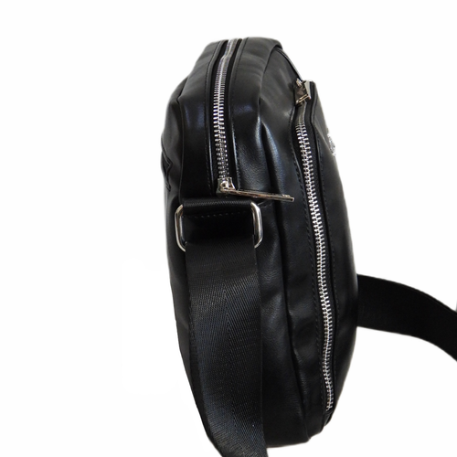 Torba męska na ramię listonoszka Aeronautica Militare Sling Bag Czarna - AM-1182