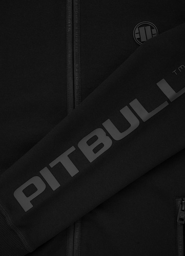 Bluza z kapturem rozpinana Pit Bull West Coast Thelborn Hooded Czarna