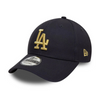 Czapka z daszkiem New Era 9FORTY MLB LA Los Angeles Dodgers Metallic Navy Strapback - 60595193