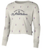 Nike NBA N31 Courtside Longsleeve Crop T-shirt Wmns Birch Heather - DA6810-051