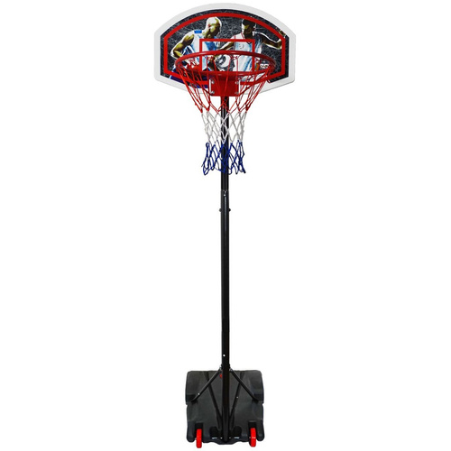 Zestaw do Koszykówki Kosza dla Dzieci Mobilny Regulowany + Pompka Wilson