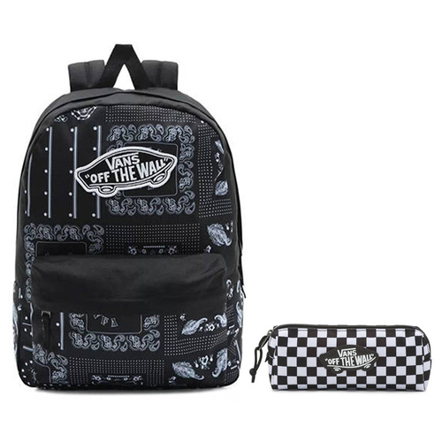 Plecak młodzieżowy Vans Realm Backpack Mix of Patterns + Piórnik OTW