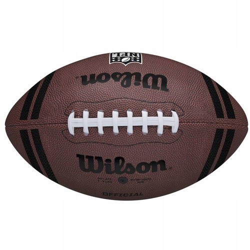 Piłka do futbolu amerykańskiego brązowa Wilson NFL Spotlight skóra WTF1655