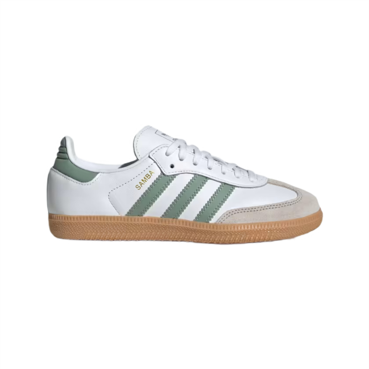 Adidas Samba OG Kids shoes Cloud White/Silver Green JP5479