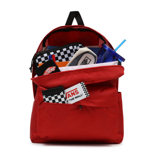 Vans Old Skool Boxed Backpack Red White - VN0A7SCH6UA1