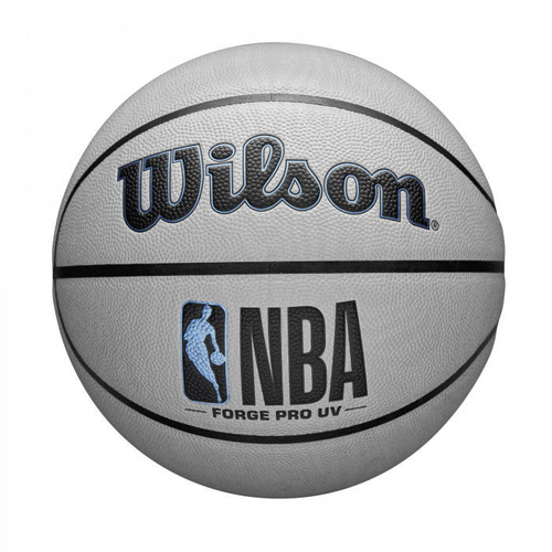 Piłka do Kosza Wilson NBA Forge Pro UV r7 + Pompka do piłki WILSON BSKT