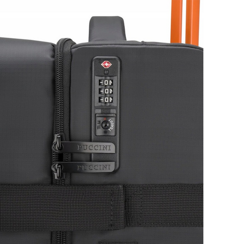 Travel Suitcase Puccini Colorado Black - EM50249B-1