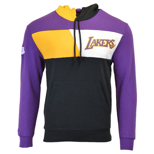 Bluza z kapturem Mitchell & Ness Block Fleece NBA Los Angeles Lakers