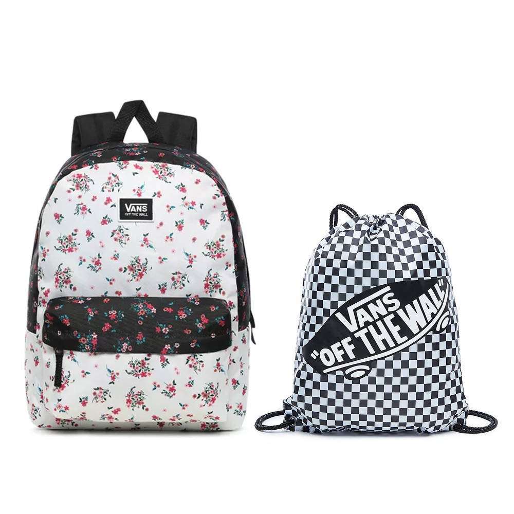 Vans Realm Classic Beauty Floral Patchwork Backpack Benched Bag