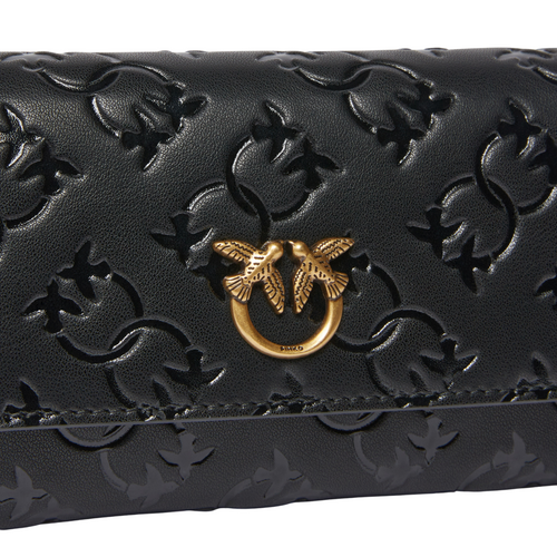 Pinko Love Tiny Birds Wallet C Black - 103765A1YB-Z99Q