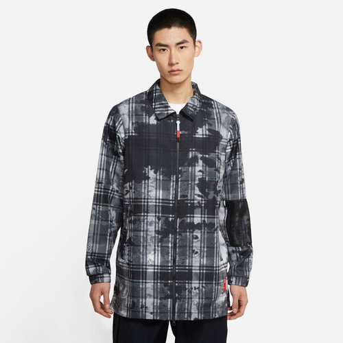 Men's Lightweight Printed Jacket Kyrie - Czerń CK6751-010