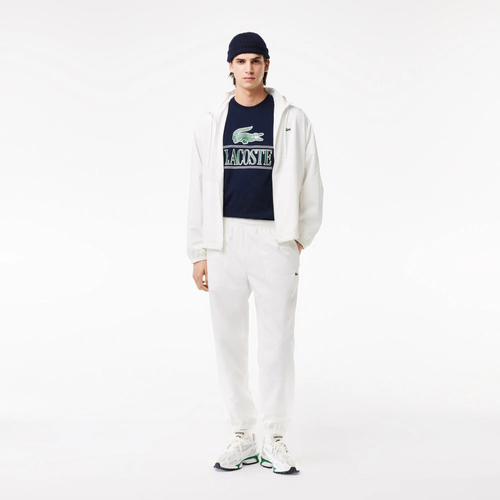 Lacoste Ribbed Wool Beanie Navy Winter Hat - RB0001-166