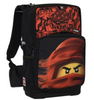 Children's school backpack for kindergarten red black 18L Lego Ninjago Red Lloyd  - 20222-2302