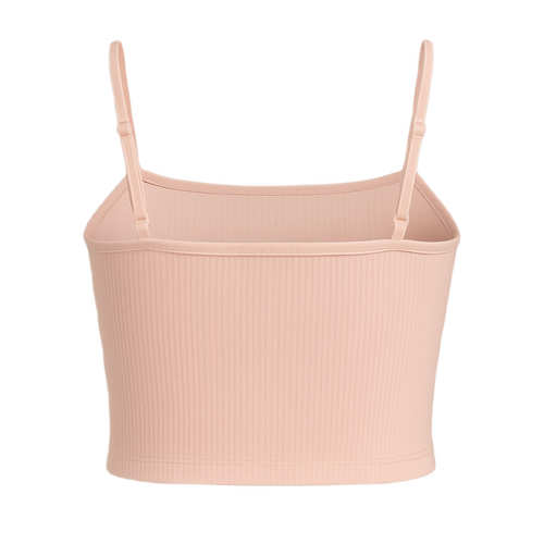 Koszulka damska Nike Sportswear Essential Rib Crop Top Atmosphere/White - DM6737-610