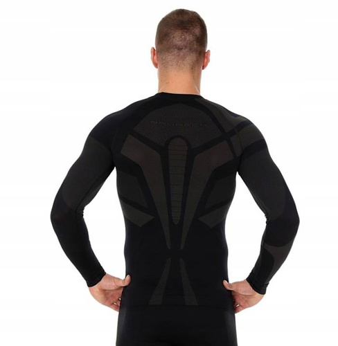 Koszulka bluza sportowa termoaktywna Brubeck Dry - LS13080 + Męskie Spodnie
