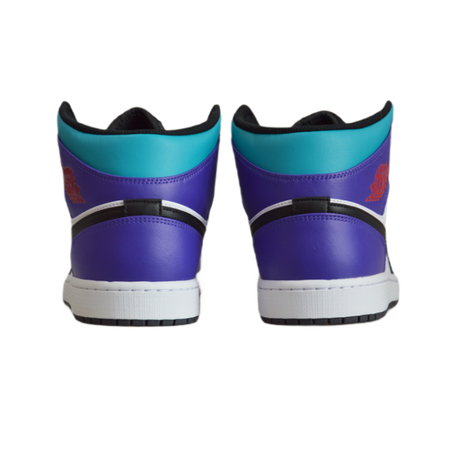 Męskie buty sportowe sneakersy Air Jordan 1 Mid "Aqua" - DQ8426-154