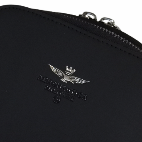 Torba męska na ramię Aeronautica Militare Shoulder Bag Czarna - AM-8460 BLA
