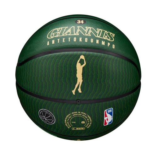 Wilson NBA NBA Giannis Antetokounmpo Milwaukee Bucks Outdoor Basketball - WZ4006201