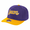Mitchell & Ness Los Angeles Lakers Snapback Purple Yellow