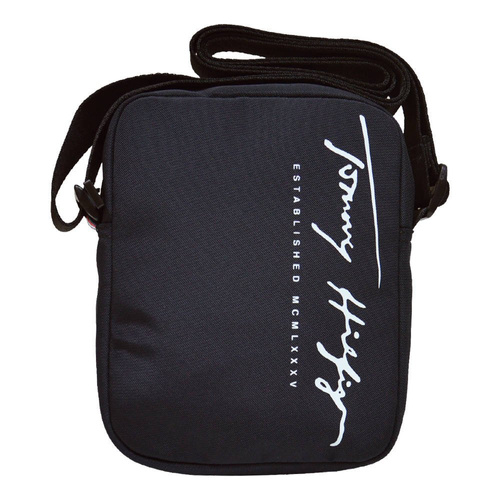 Saszetka listonoszka Tommy Hilfiger Th Signature Mini Reporter - AM0AM06393-BDS