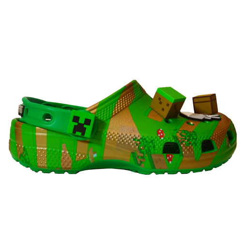 Klapki dziecięce Crocs Elevated Minecraft Classic Kids Clog - 208473-90H