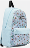 Plecak szkolny dziecięcy Vans Old Skool Grom Backpack 18L Crystal Blue w Kwiaty - VN000H56CAU1