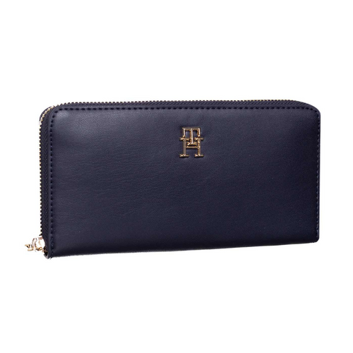 Portfel damski Tommy Hilfiger Iconic GP Wallet Keyfob z brelokiem na prezent - AW0AW14004-DW6