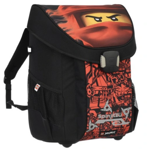 Children's school backpack for kindergarten red black 18L Lego Ninjago Red Lloyd  - 20222-2302