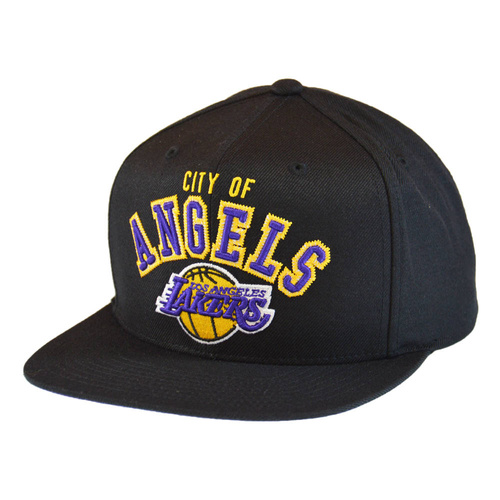 Mitchell & Ness NBA Los Angeles Lakers ZZ Black Snapback - HHSS1100-LALYYPPPBLCK
